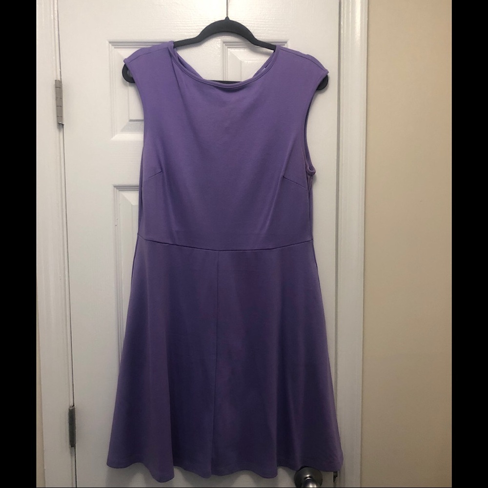 New York & Co - Purple Fit and Flare Dress